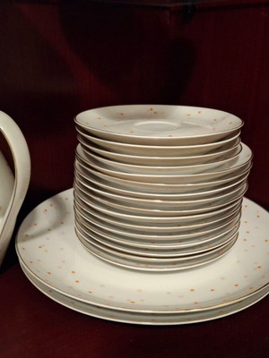 Schonwald Vintage mid century porcelain tea set, like new, 12 persons