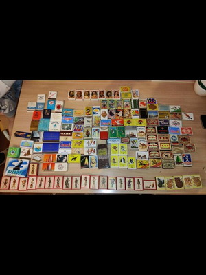 Matchboxes used, old, empty collection