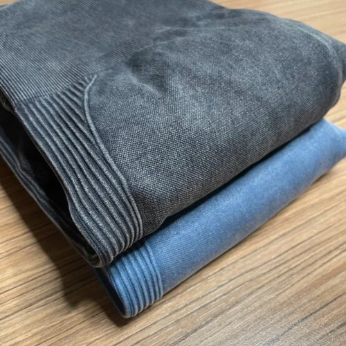 Shein leggings set of 2 like new, black and blue, size S