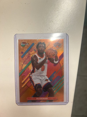OG Anunoby Topps Finest 25/26 αριθμημένη κάρτα φανέλας έως /15 σαν καινούργιο