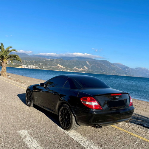 Mercedes-Benz SLK 200 2006 manual roadster used, 117896 km, black