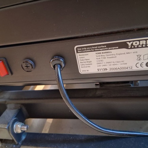 York Fitness T700 Treadmill like new