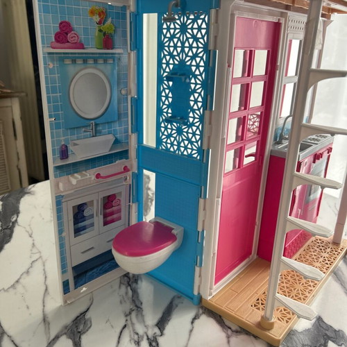 Barbie house used without chair