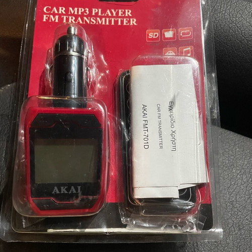 Akai Car FM Transmitter FMT-701D new