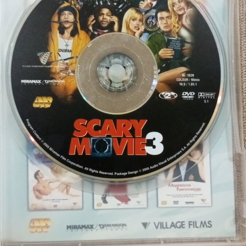 Scary Movie 3 DVD used, comedy thriller with subtitles