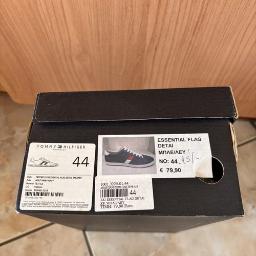 Tommy Hilfiger sneakers, white and blue, size 44