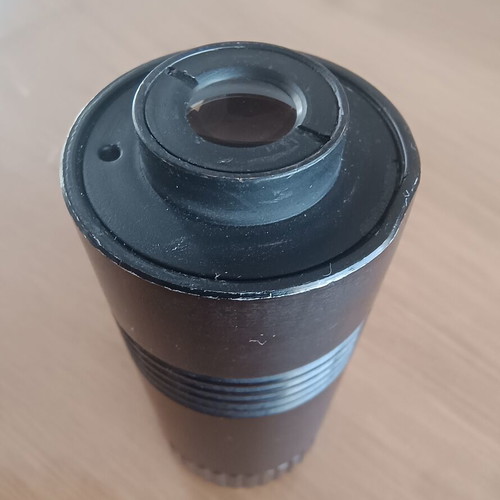 Eumig Suprogon projector lens used, f 1:1 12.5mm