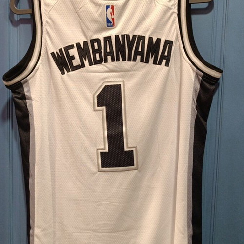 Nike NBA Spurs 1 Wembanyama jersey new, authentic