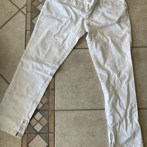 Rebecca Blu white jeans new, size XL 42 14