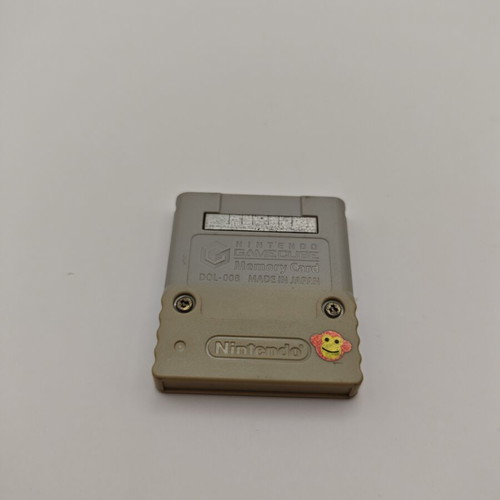 Nintendo GameCube Memory Card used, official, 59 blocks