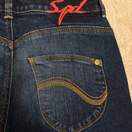 Lee Optix x Self-Portrait jeans like new, blue, size XS