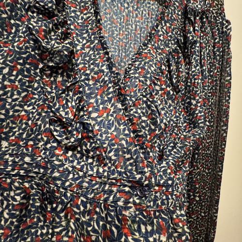 Milk & Honey floral cropped top like new, size L