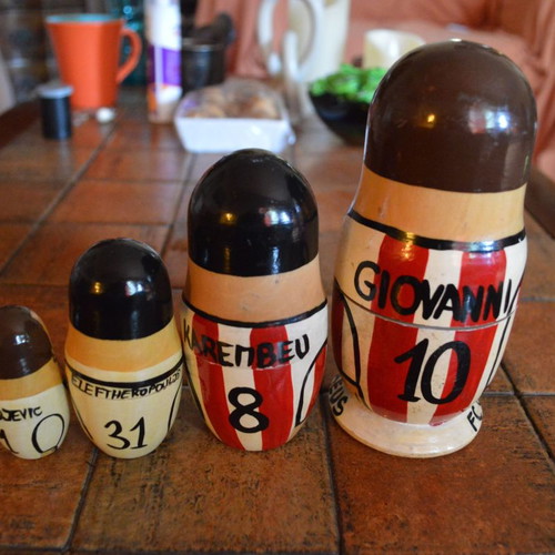 Olympiakos Babushka used, handmade with players