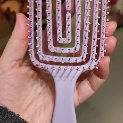 Hair comb purple new detangling