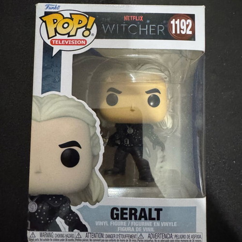 Funko Pop Witcher Geralt vinyl figure used