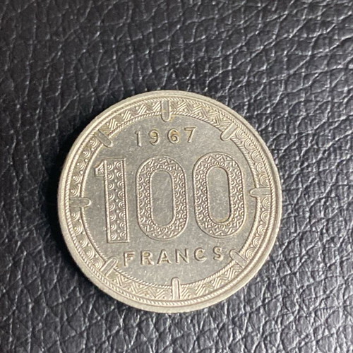 100 francs 1967 rare excellent collectible coin