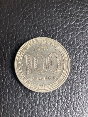 100 francs 1967 rare excellent collectible coin