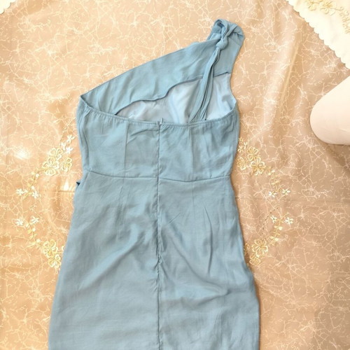 Blue dress like new, size S / 36 / 8, 100% polyester