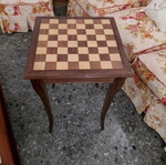 Chess table handmade walnut new