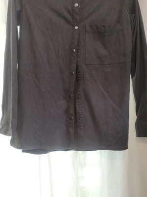 Bershka suede shirt khaki like new, size S