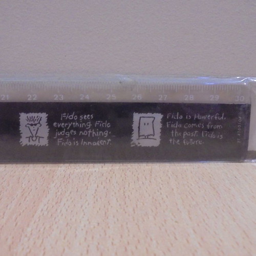 Fido Dido old school promotional ruler 30 cm from 1985 new