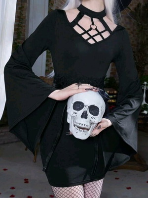 Dress black size M like new
