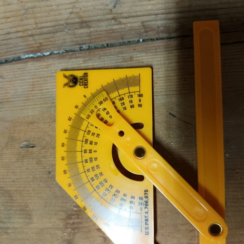Plastic movable protractor new