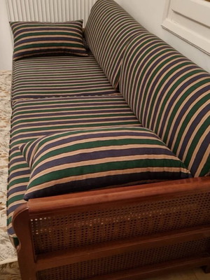 Sofa bed like new with sturdy solid wood construction