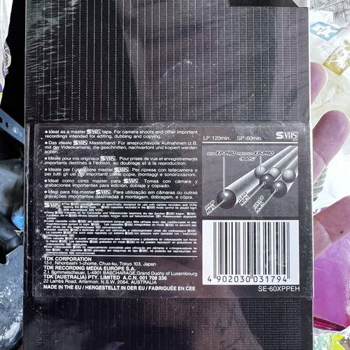 TDK XP Pro 60 VHS tape, pack of 12
