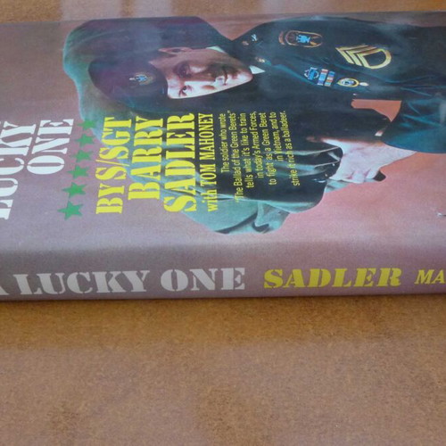 Book I'm a lucky one by Barry Sadler used, Vietnam War