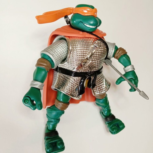 TMNT Michelangelo Ninja Knights 2004 vintage figure Playmates 13cm
