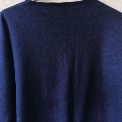 CHANGE WOMEN'S NAVY STRIPED SWEATER