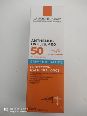 La Roche Posay Anthelios moisturizing face sunscreen for sensitive skin