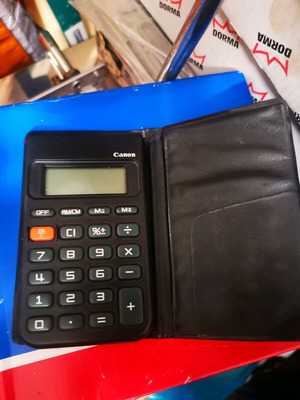 Canon mini calculator used