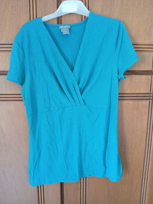 Ann Taylor women's T-shirt green petrol size XS to M like new
