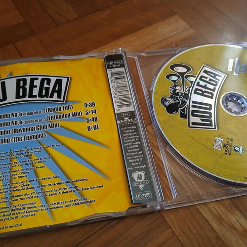 Mambo No5 Lou Bega CD single like new, pop
