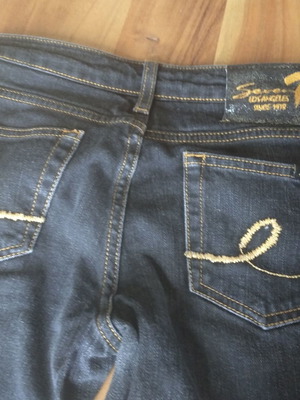 Seven black jeans used, size S / 36 / 8