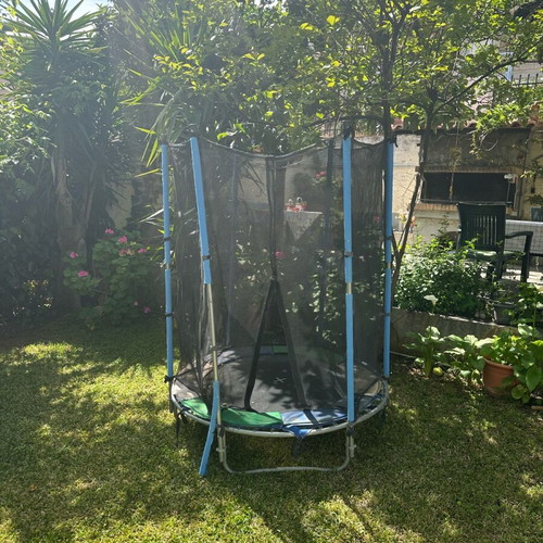 Children's trampoline used