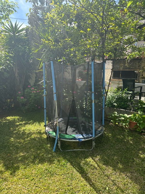 Children's trampoline used