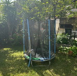 Children's trampoline used