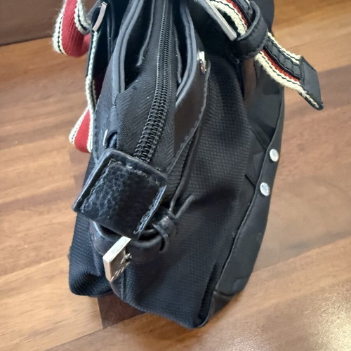 Gianfranco Ferre Black Bag used, classic design with dual handles