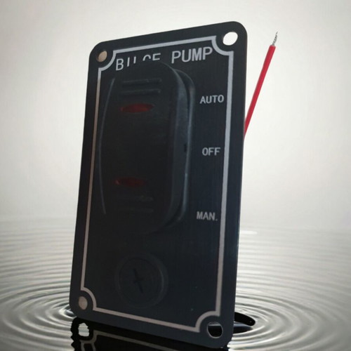 Bilge Pump Control Panel 3-Position Auto-Off-Manual, new