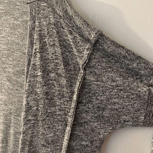 Pink Woman cardigan gray used, size medium, long