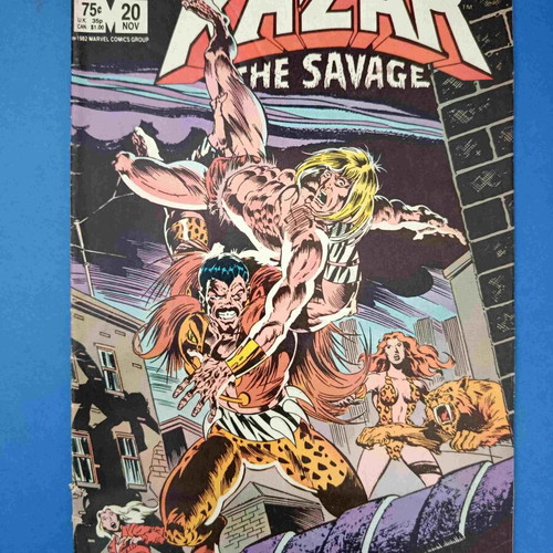 Kazar The Savage 20 comic book used, English
