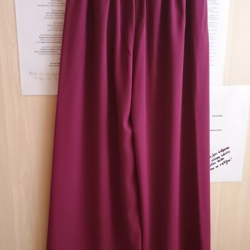Wide-leg pants new, purple, size L