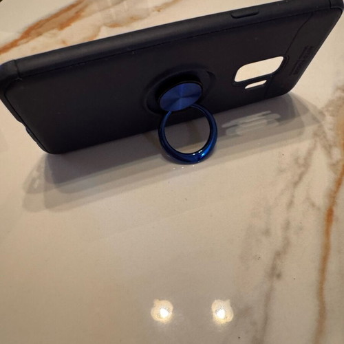 Samsung Galaxy S9 case with stand used