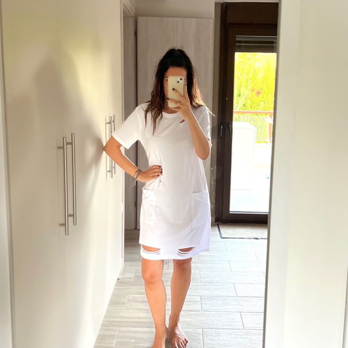 Missguided dress new, one size, white