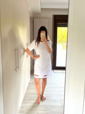 Missguided dress new, one size, white