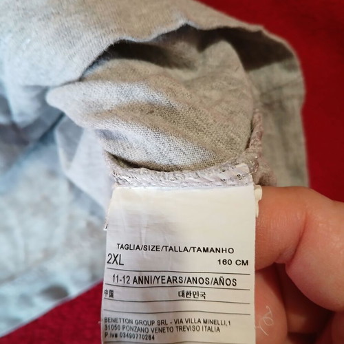 Benetton boys' blouse like new, age 10-11