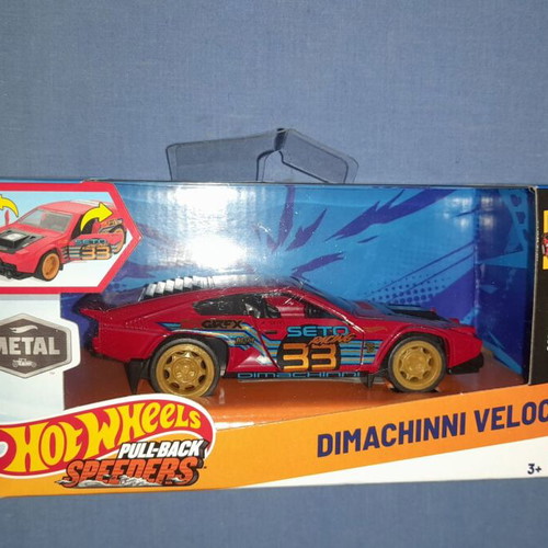 Hot Wheels Dimachinni Veloce Pull Back Toy Car new